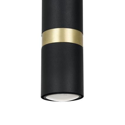 Chandelier on a string JOKER 1xGU10/25W/230V black/gold