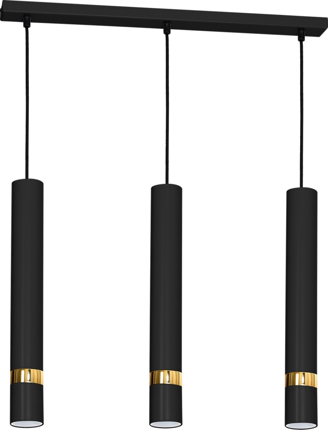 Chandelier on a string JOKER 3xGU10/25W/230V black