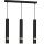 Chandelier on a string JOKER 3xGU10/25W/230V black