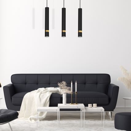 Chandelier on a string JOKER 3xGU10/25W/230V black