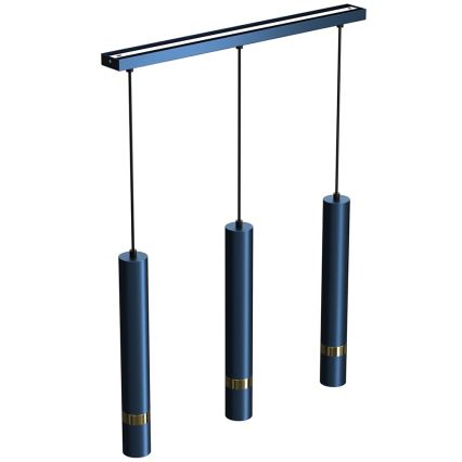 Chandelier on a string JOKER 3xGU10/25W/230V blue
