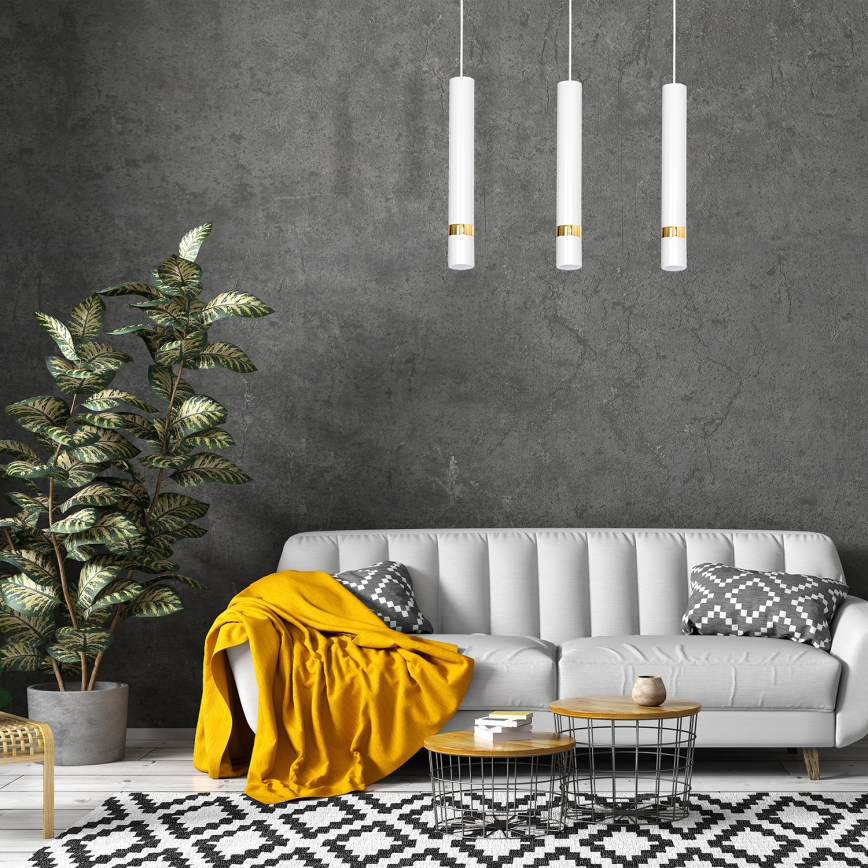 Chandelier on a string JOKER 3xGU10/25W/230V white