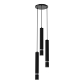 Chandelier on a string JOKER 3xGU10/8W/230V black/shiny chrome