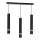 Chandelier on a string JOKER BLACK WOOD 3xGU10/8W/230V