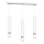 Chandelier on a string JOKER WHITE WOOD 3xGU10/8W/230V