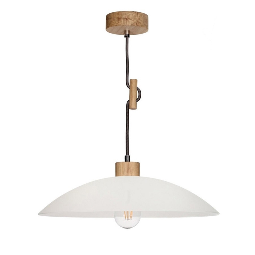 Chandelier on a string JONA 1xE27/60W/230V oak