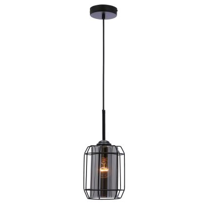 Chandelier on a string JONERA 1xE27/40W/230V black