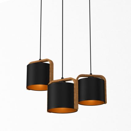 Chandelier on a string JONKO 3xE27/60W/230V