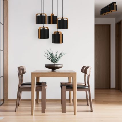 Chandelier on a string JONKO 5xE27/60W/230V