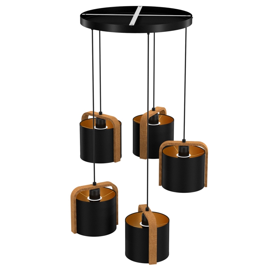 Chandelier on a string JONKO 5xE27/60W/230V