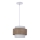 Chandelier on a string JUTA 1xE27/40W/230V brown/white
