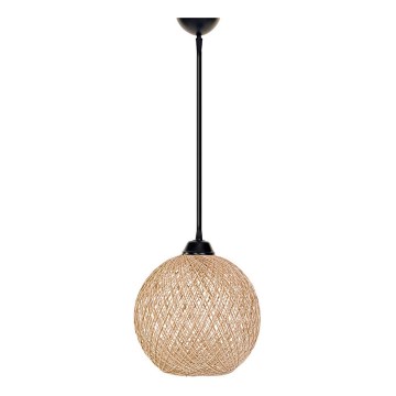 Chandelier on a string JUTE 1xE27/60W/230V beige