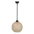 Chandelier on a string JUTE 1xE27/60W/230V beige