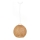 Chandelier on a string JUTE 1xE27/60W/230V beige