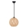 Chandelier on a string JUTE 1xE27/60W/230V beige