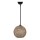 Chandelier on a string JUTE 1xE27/60W/230V brown