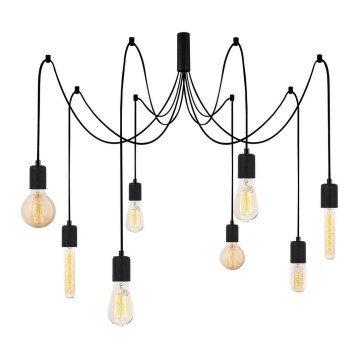 Chandelier on a string KABLUNI 8xE27/100W/230V spider