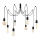 Chandelier on a string KABLUNI 8xE27/100W/230V spider