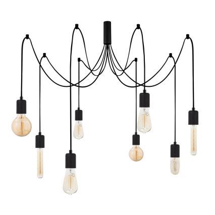 Chandelier on a string KABLUNI 8xE27/100W/230V spider