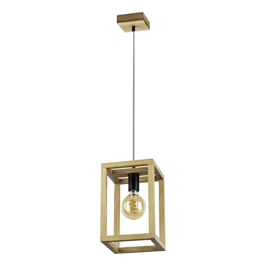 Chandelier on a string KAGO 1xE27/60W/230V matte oak