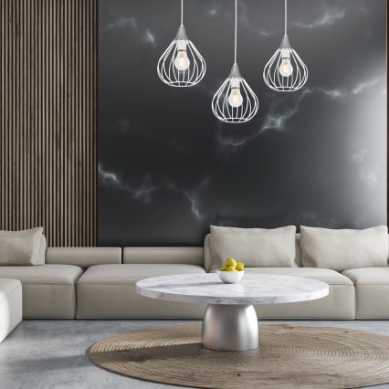 Chandelier on a string KANE 3xE27/60W/230V