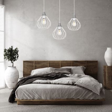 Chandelier on a string KANE 3xE27/60W/230V