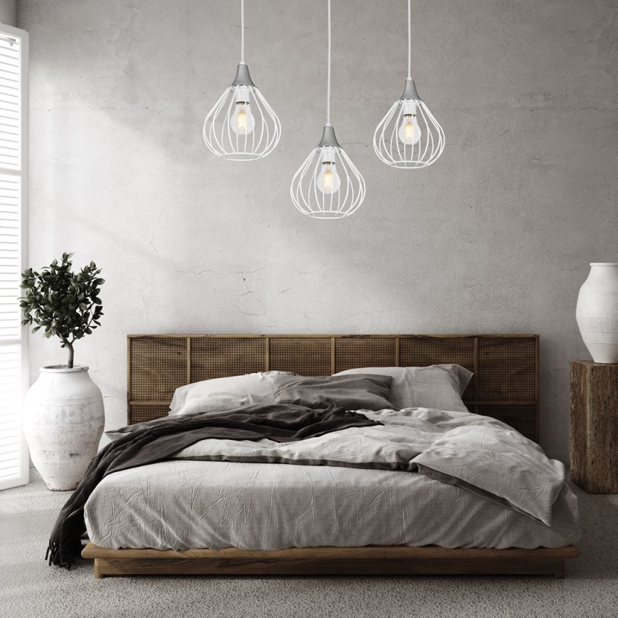 Chandelier on a string KANE 3xE27/60W/230V