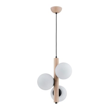 Chandelier on a string KANET 3xE14/40W/230V beige/white