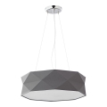 Chandelier on a string KANTOOR 1xE27/15W/230V grey