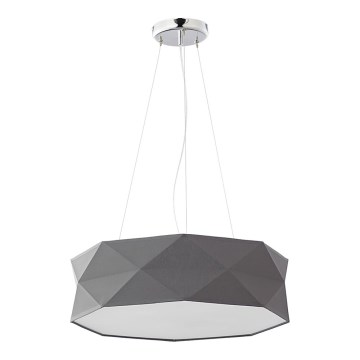 Chandelier on a string KANTOOR 1xE27/15W/230V grey