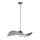 Chandelier on a string KAPELLO 1xE27/60W/230V d. 55 cm grey/silver