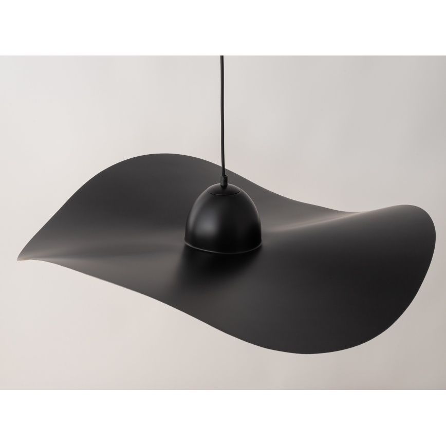 Chandelier on a string KAPELLO 1xE27/60W/230V d. 76 cm black/gold