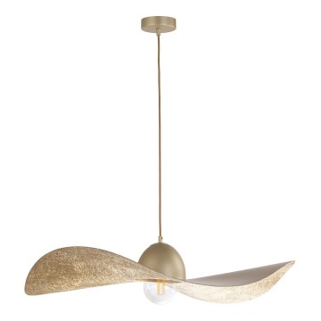 Chandelier on a string KAPELLO 1xE27/60W/230V d. 76 cm gold