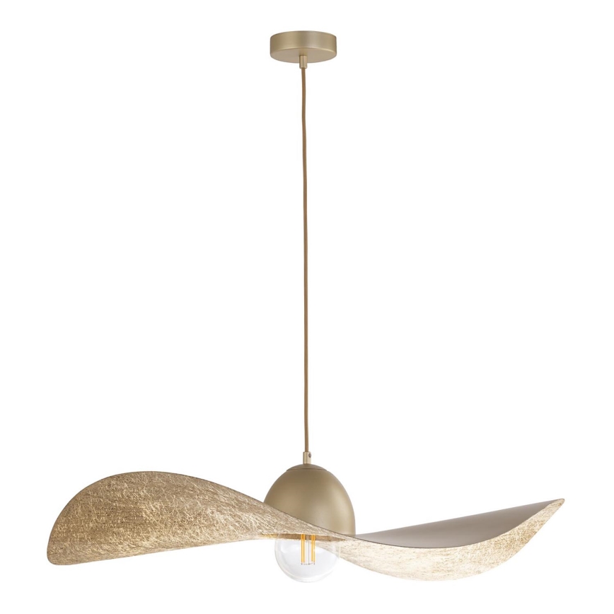 Chandelier on a string KAPELLO 1xE27/60W/230V d. 76 cm gold