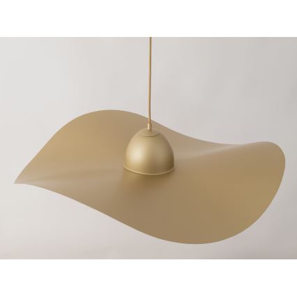 Chandelier on a string KAPELLO 1xE27/60W/230V d. 76 cm gold