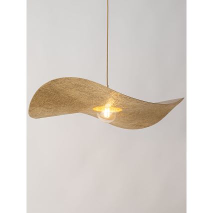 Chandelier on a string KAPELLO 1xE27/60W/230V d. 76 cm gold