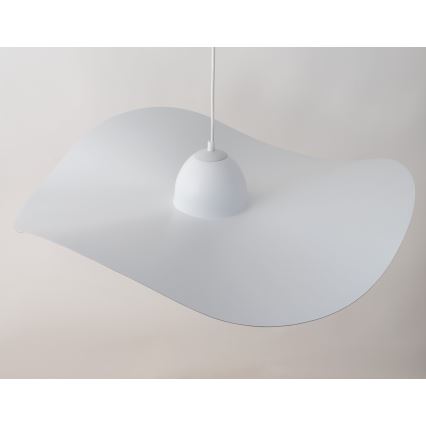 Chandelier on a string KAPELLO 1xE27/60W/230V d. 76 cm white/golden