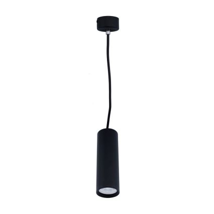 Chandelier on a string KARADON 1xGU10/30W/230V 17 cm black