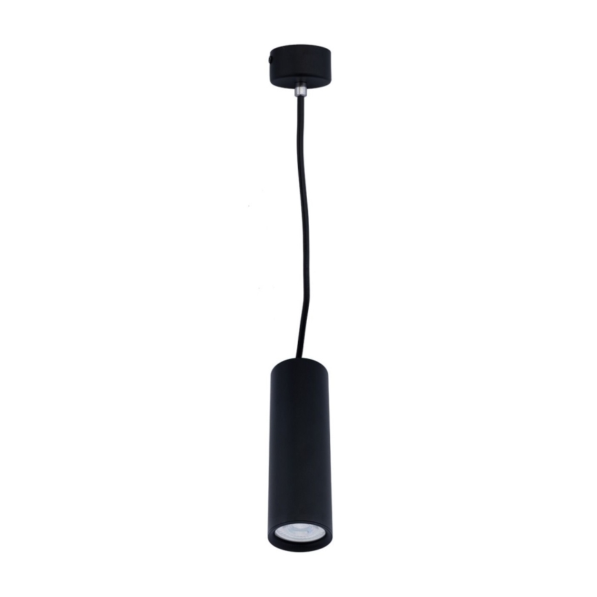 Chandelier on a string KARADON 1xGU10/30W/230V 17 cm black