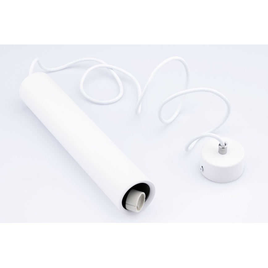 Chandelier on a string KARADON 1xGU10/30W/230V 17 cm white