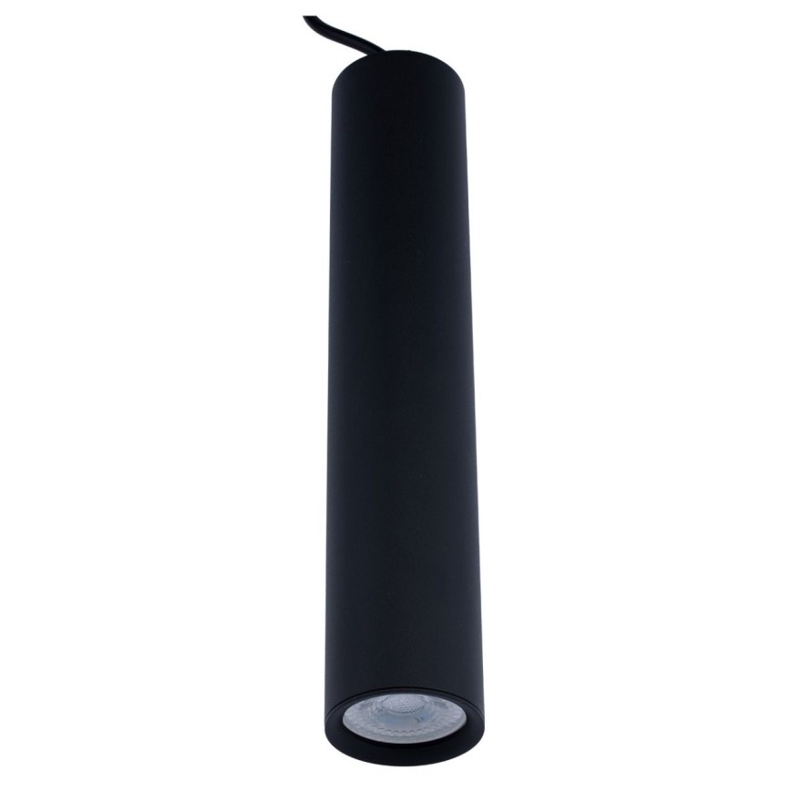 Chandelier on a string KARADON 1xGU10/30W/230V 29 cm black