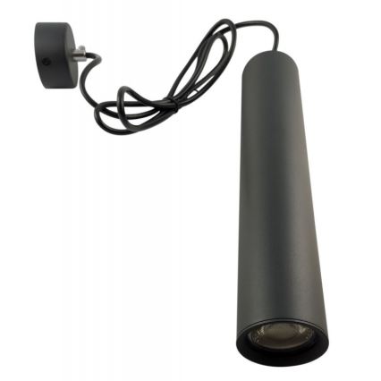 Chandelier on a string KARADON 1xGU10/30W/230V 29 cm black