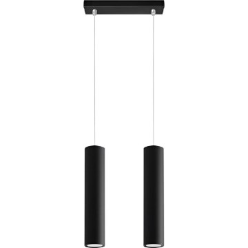 Chandelier on a string KARADON 2xGU10/30W/230V black