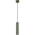 Chandelier on a string KARBON 1xGU10/10W/230V green