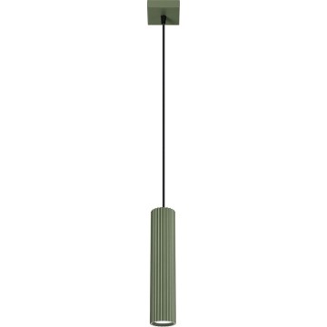 Chandelier on a string KARBON 1xGU10/10W/230V green
