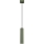 Chandelier on a string KARBON 1xGU10/10W/230V green