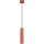 Chandelier on a string KARBON 1xGU10/10W/230V red