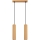 Chandelier on a string KARBON 2xGU10/10W/230V gold