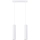 Chandelier on a string KARBON 2xGU10/10W/230V white