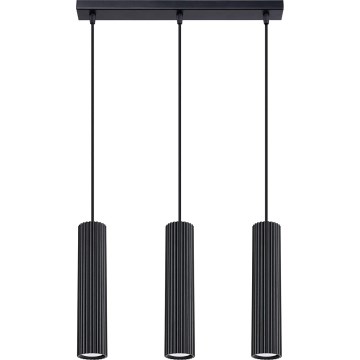 Chandelier on a string KARBON 3xGU10/10W/230V black
